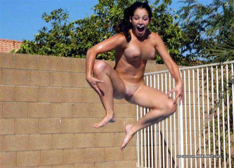 Naked Girls On Trampolines